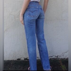 LEVI 501 SELVIDGE WHITE OAK REDLINE DENIM JEANS 24x32